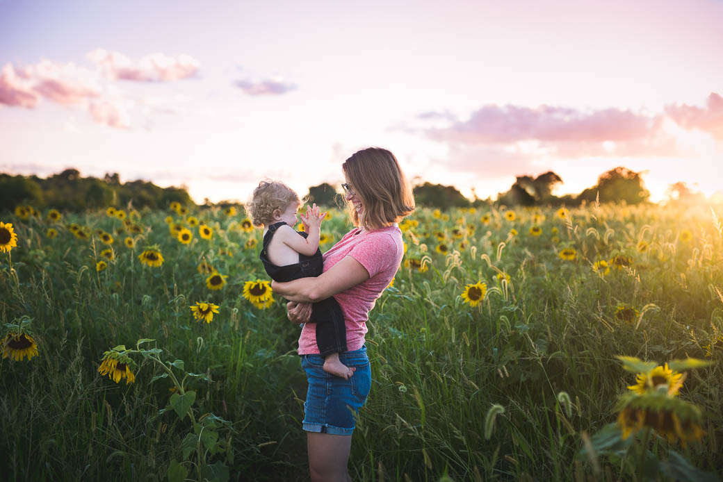 how to take self portraits with your kids