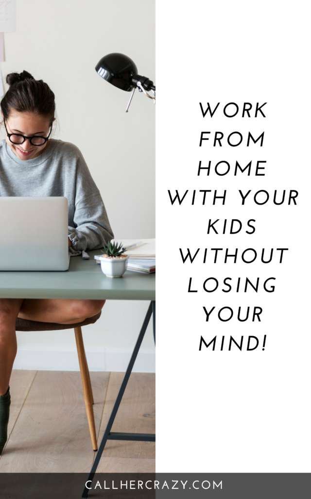 time saving tips when working from home with kids