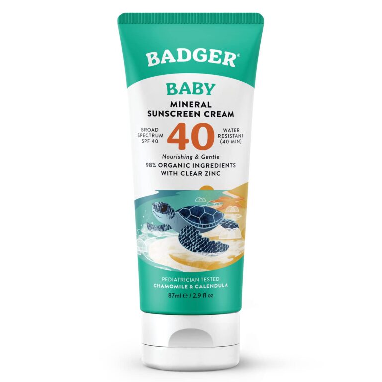 Badger sunscreen